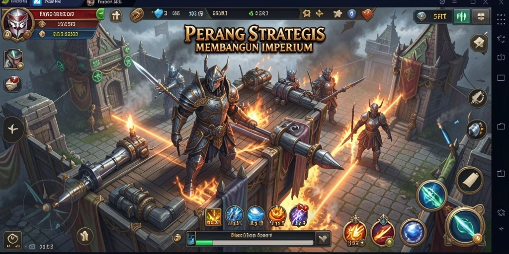 Tampilan permainan strategis dalam 5RT dengan aksi mendebarkan.