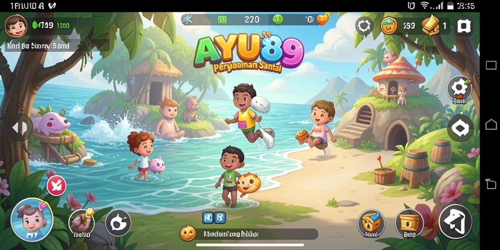 Tampilan gameplay AYU89 yang menarik dan interaktif.