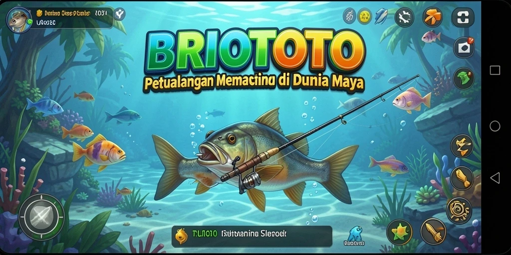 Tangkapan ikan yang besar dan grafik menakjubkan di BRIOTOTO.