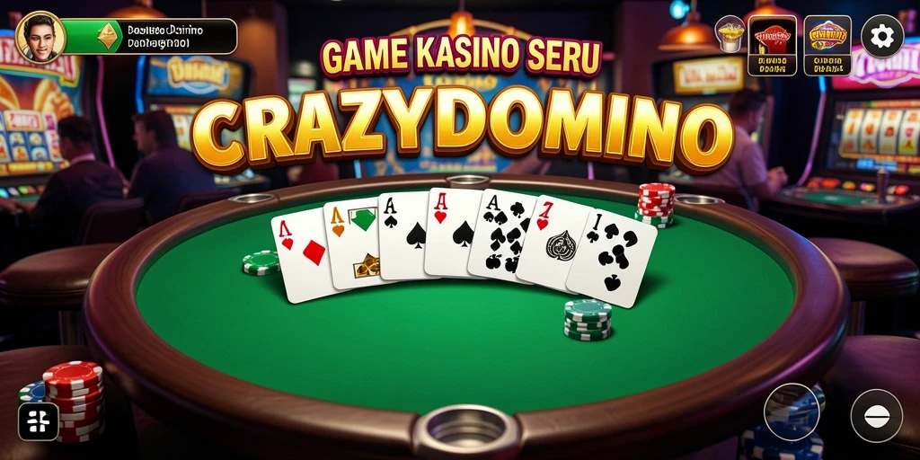 Tampilan gameplay menarik di <strong>CRAZYDOMINO</strong> saat pemain bertanding.