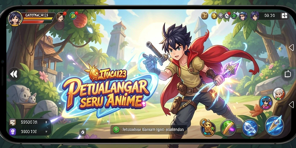 Gameplay seru dengan karakter anime ikonik