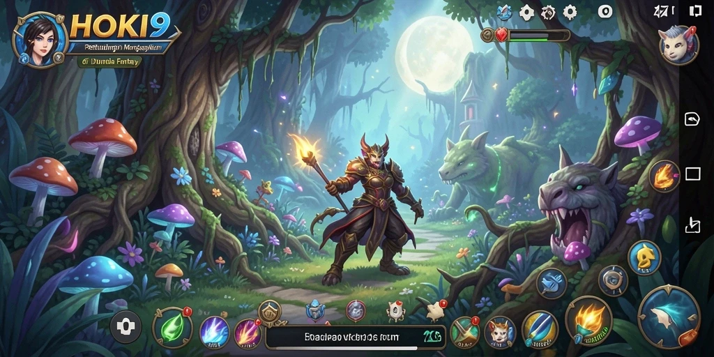 Tampilan gameplay seru di dunia petualangan HOKI9.