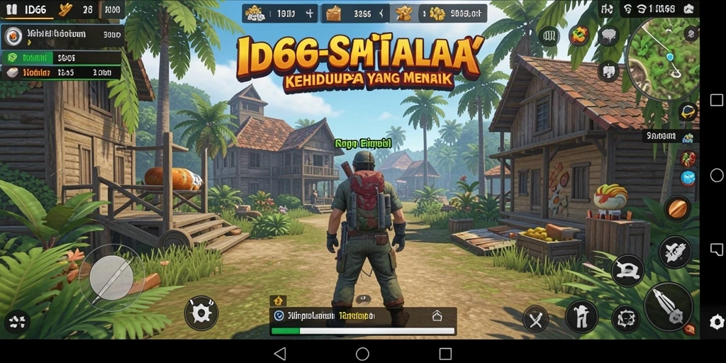 Screenshot ID66 yang menampilkan gameplay simulasi kehidupan yang mendalam.