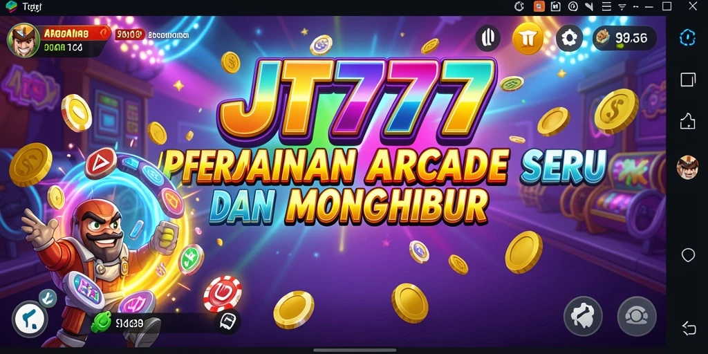 Tampilan screenshot utama JT777 menampilkan gameplay seru yang dinamis.