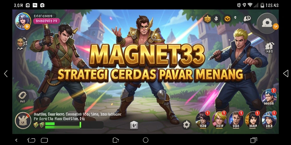Tampilan gameplay dinamis dan grafis mengesankan dari MAGNET33.