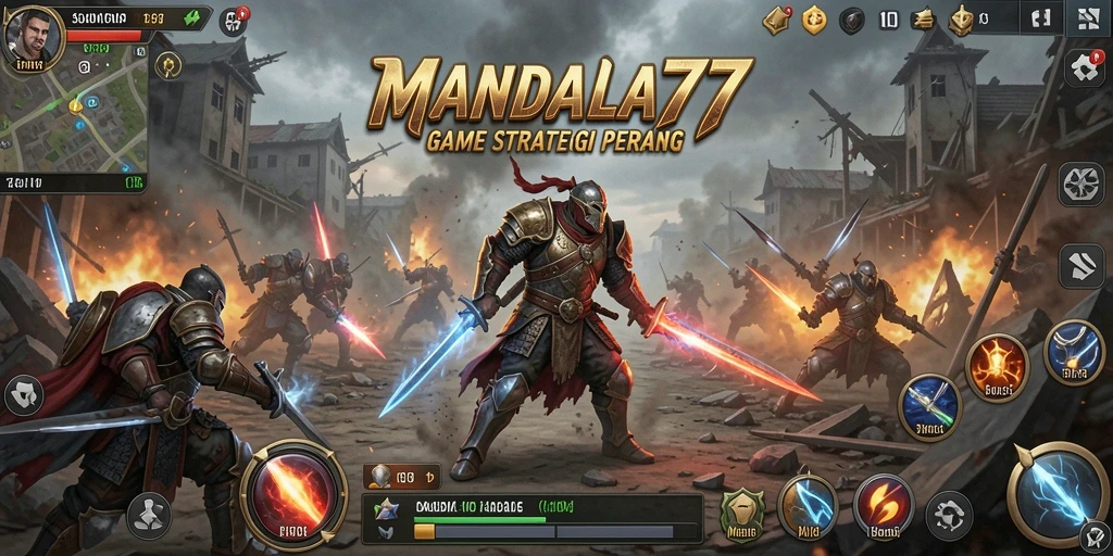 Tampilan gameplay strategis dari MANDALA77 yang menarik perhatian.