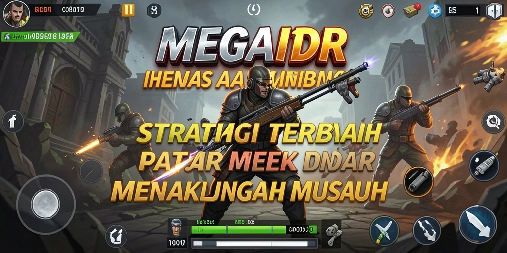 Screenshot MEGAIDR: Menampilkan pertempuran strategis yang mendebarkan.