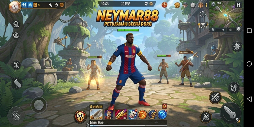 Tampilan menarik dari gameplay RPG di NEYMAR88.