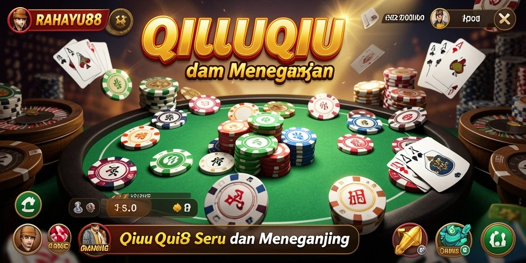 Screenshot utama RAHAYU88 menampilkan gameplay menarik QiuQiu.