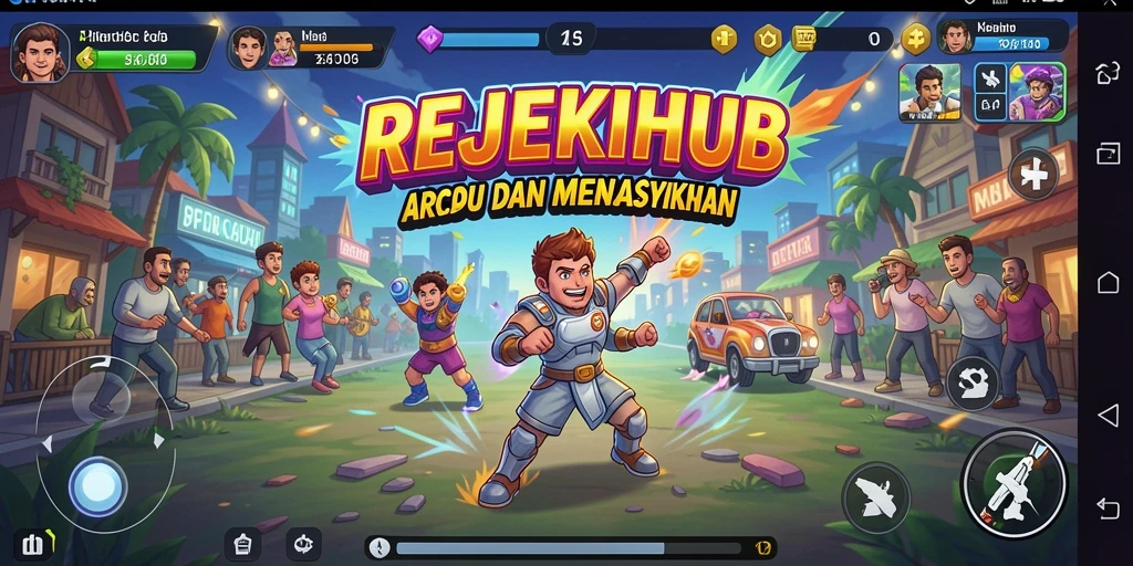 Tangkapan layar gameplay REJEKIHUB menampilkan aksi seru yang mengasyikkan.
