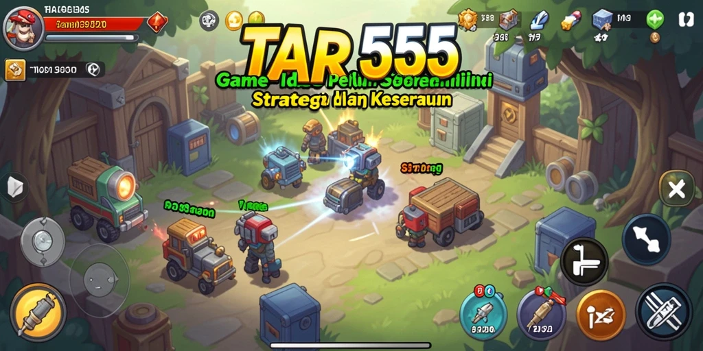 Tampilan gameplay TAR555 dengan visual yang menarik.