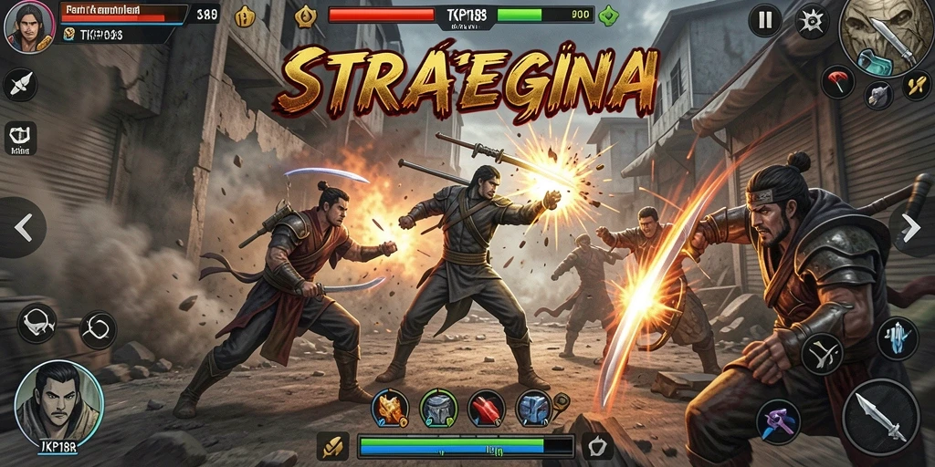 Tampilan gameplay intens di TKP188 menunjukkan pertempuran strategi mendebarkan.