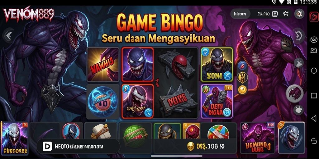 Tampilan gameplay Bingo yang seru dan interaktif.