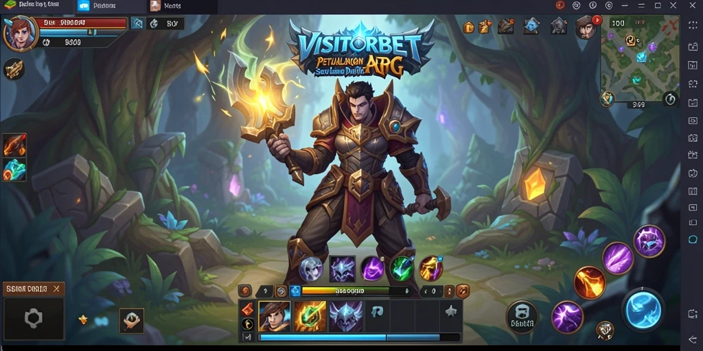 Tampilan gameplay mendebarkan dalam dunia ARPG VISITORBET.